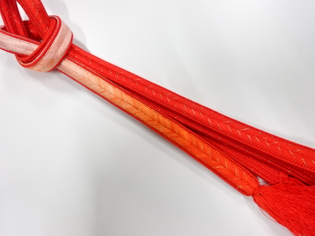 正絹　手組帯締め